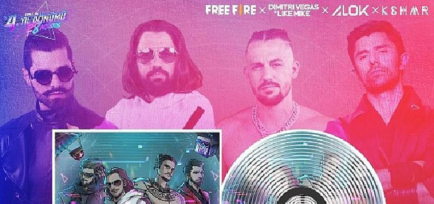 DJ’ler Dimitri Vegas & Like Mike, Alok ve KSHMR, oyuncuları ‘Reunion’ ile Free Fire’ın 4. yıldönümüne katılmaya davet ediyor