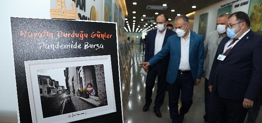 ‘Pandemide Bursa’ sergisi hastaneleri geziyor