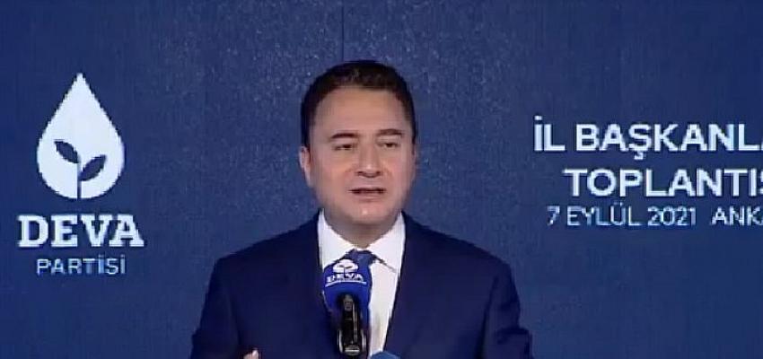 Ali Babacan:  ‘Toplumsal kesimlerin arasına çekilmiş duvarları indirmek için geliyoruz’