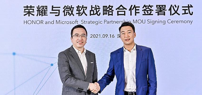 HONOR ve Microsoft’tan stratejik ortaklık