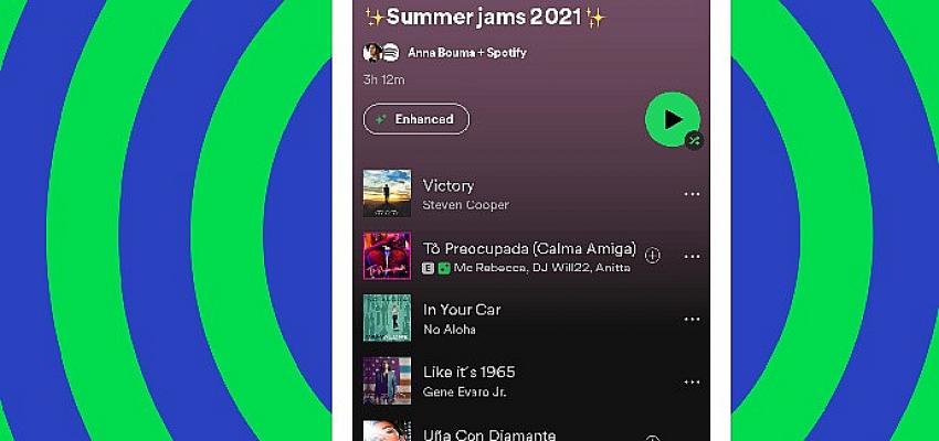Spotify Kişisel Çalma Listeleri için “Zenginleştir” Özelliği ile Listenize Eklemeye Değer Şarkı Önerileri Sunuyor