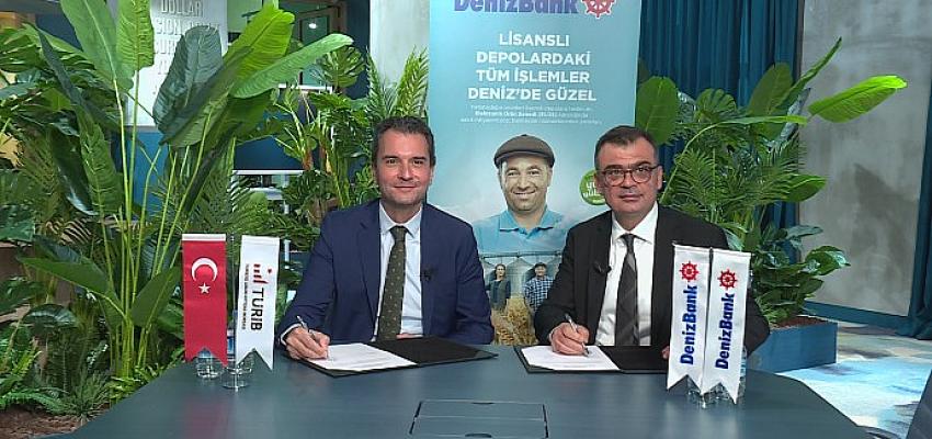 DenizBank, TÜRİB iş birliği ile lisanslı depoculuğa konu tarım ürünleri piyasasını derinleştirmeyi hedefliyor