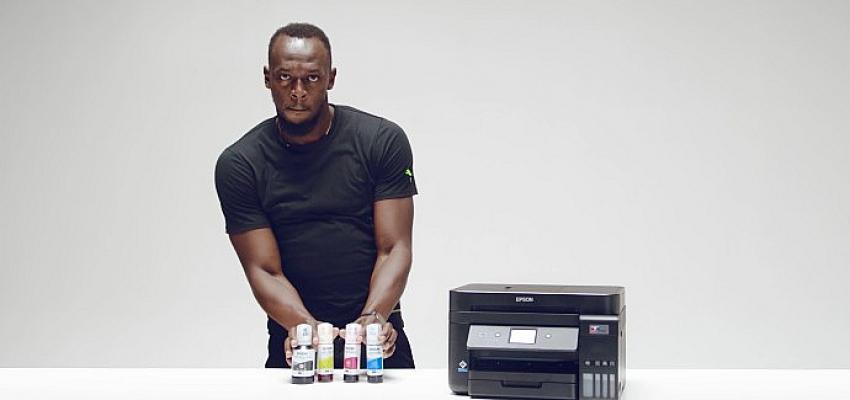 Epson, 90 tasarruflu yazıcıyı dünyanın en hızlısı Usain Bolt ile tanıtacak