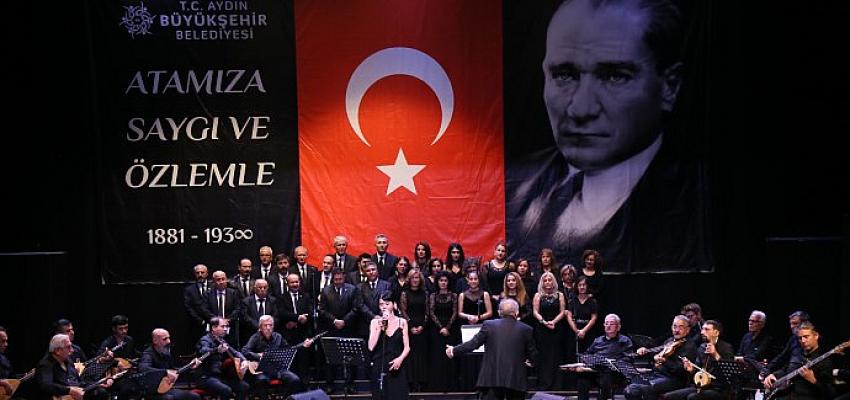 Aydın Büyükşehir Belediyesi Türk Halk Müziği Korosu ATA’yı Türkülerle Andı