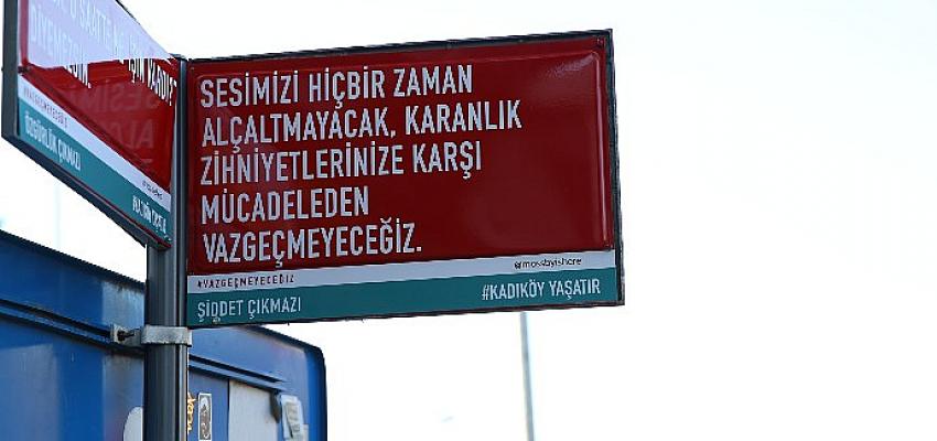 Kadıköy’de Kadına Yönelik Şiddete Dikkat Çeken Proje