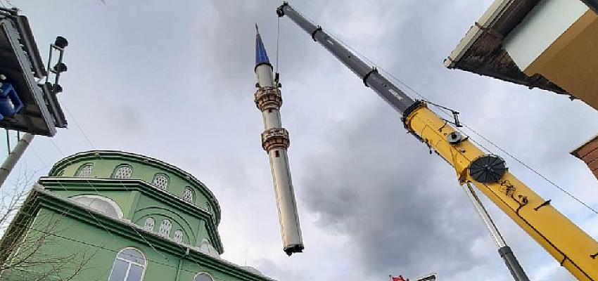 Arızlı Camii’nin minaresini Büyükşehir onaracak