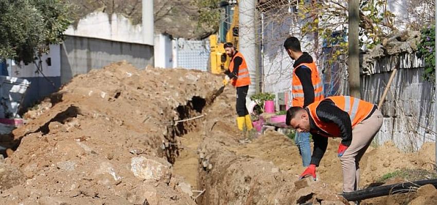 Aydın Büyükşehir Belediyesi Savrandere Mahallesi’nin Altyapısını Yeniliyor