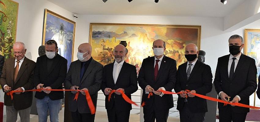 KKTC Cumhurbaşkanı Ersin Tatar “Güzel Sanatlar Yıl Sonu Sergisi”nin açılışını yaptı