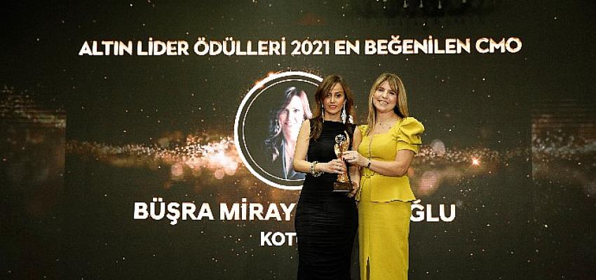 Koton Pazarlama Ve Görsel İletişim Müdürü Büşra Miray Müftüoğlu’ ‘’En Beğenilen 50 CMO”Su Listesine Seçilerek, Altın Lider Ödülü’ne Layık Görüldü