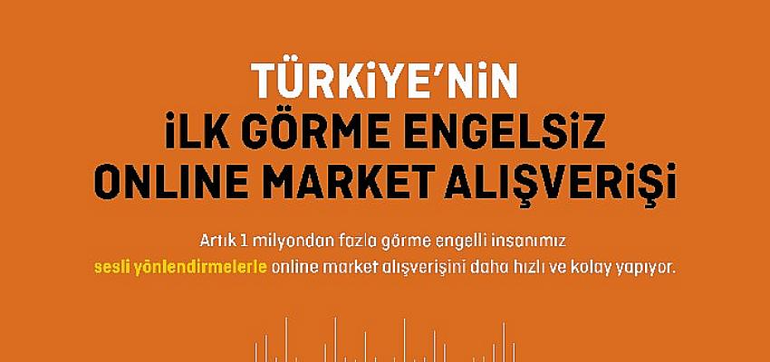 Migros Türkiye’nin ilk görme engelsiz online market platformu