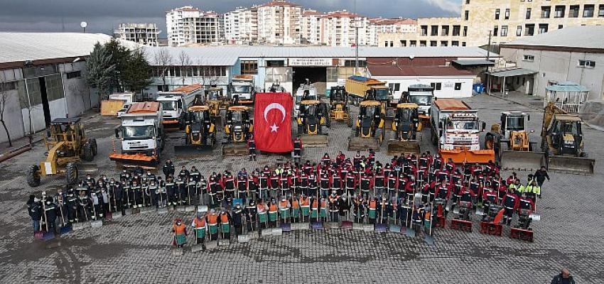 Nevşehir Belediyesi Karla Mücadele Ekipleri Kışa Hazır