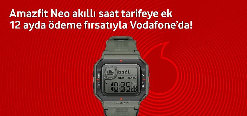Retro-Dijital Tasarımlı Akıllı Saat Amazfit Neo Vodafone’da