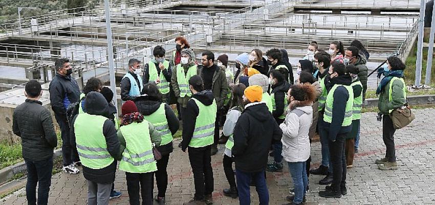 İstanbul Teknik Üniversitesi öğrencileri Ayrın Büyükşehir Belediyesi’nin İleri Biyolojik Arıtma Tesisine teknik gezi düzenledi