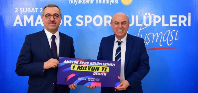 Büyükşehir’den Amatör Spor Kulüplerine 1 Milyon TL Destek