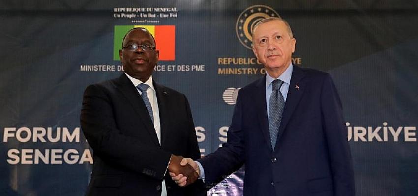 Cumhurbaşkanı Erdoğan: Senegal ile ticaret hacmi hedefimiz 1 milyar dolar