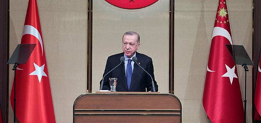 Cumhurbaşkanı Erdoğan, Uluslararası Demokratlar Birliği heyetini kabulünde konuştu