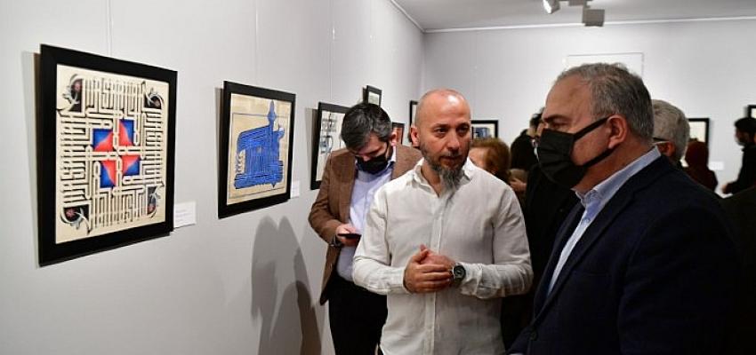 Başkan Turan Kaligrafist Yılmaz Özbek Sergisi’nin Açılışını Gerçekleştirdi