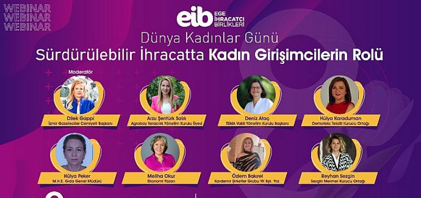 EİB 8 Mart Kadınlar Günü Etkinliğinde İGC Başkanı Dilek Gappi Moderatör Olacak