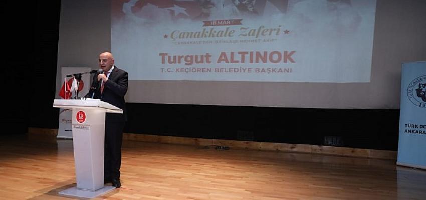 Keçiören’de ‘Çanakkale’den İstiklale Mehmet Akif’ Anlatıldı