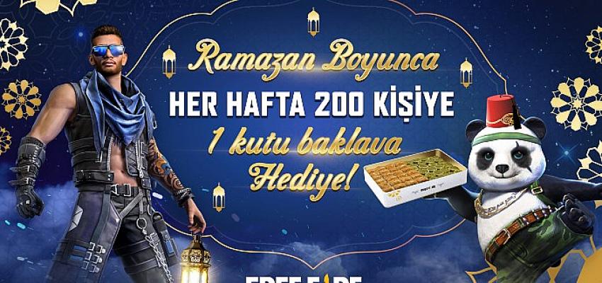 Türk Baklavası Free Fire Oyunu’na Ödül Olarak Eklendi!