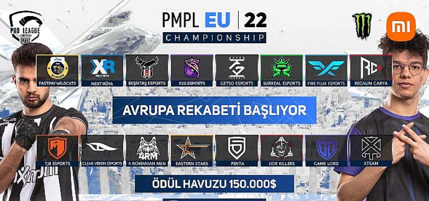 8 Türk takımının yarışacağı 2,3 milyon TL ödüllü PMPL Avrupa Şampiyonası başlıyor