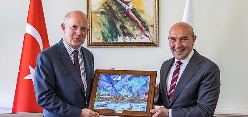 İngiltere Büyükelçisi’nden İzmir Büyükşehir Belediyesi’ne ziyaret