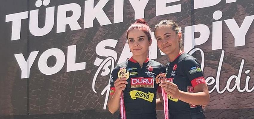 Duru Bulgur Spor Kulübü Sporcusu Azize Bekar “Türkiye Bisiklet Yol Şampiyonasında” Birinci Oldu