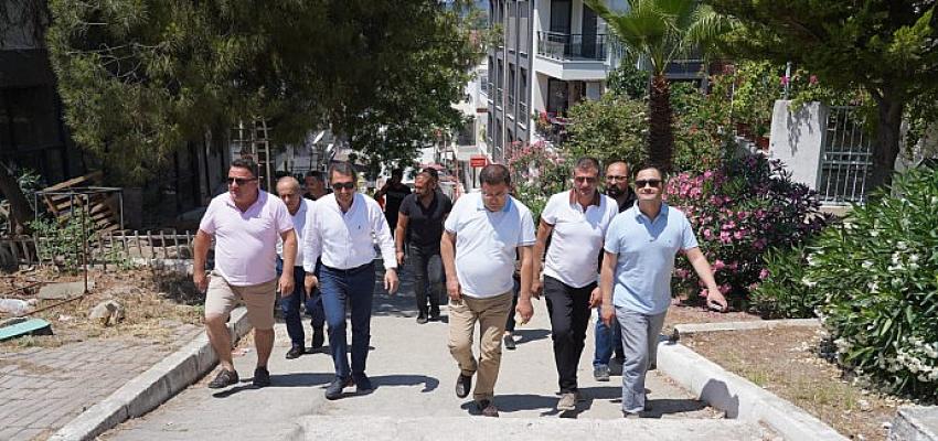 Milas Belediyesi Güllük’te Yoğun Çalışmalar Gerçekleştiriyor
