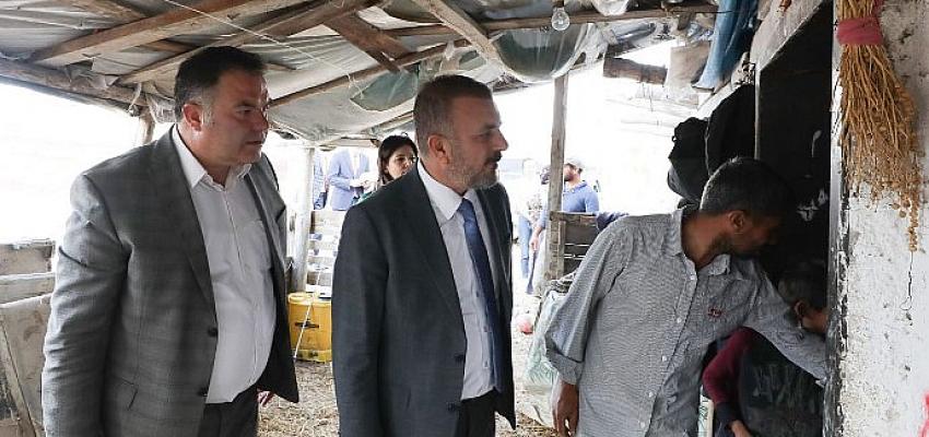 Sincan Belediye Başkanı Murat Ercan Selden Zarar Gören Aileleri Ziyaret Etti