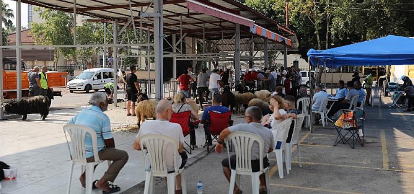 Antalya Büyükşehir Belediyesi 3 noktada kurban kesim hizmeti veriyor