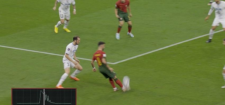 Al Rihla, Portekiz Uruguay maçında Cristiano Ronaldo’nun topa teması yok dedi