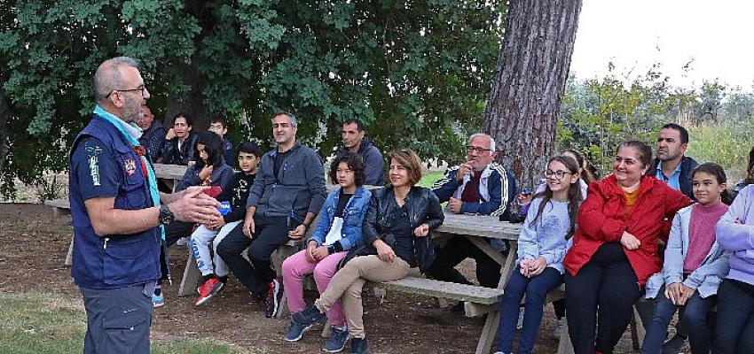 Antalya Büyükşehir izcileri Zeytin Park’ta kamp yaptı