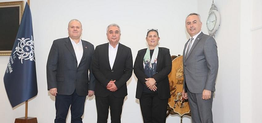 CHP ve İYİ Parti Nazilli İlçe Başkanlarından Başkan Çerçioğlu’na Ziyaret