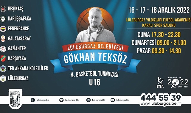 Gökhan Teksöz Basketbol Turnuvası başlıyor!
