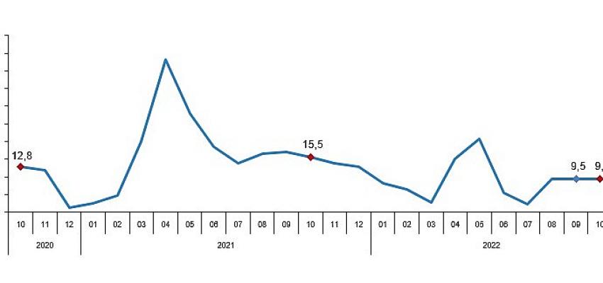 TÜİK Perakende satış hacmi yıllık yüzde 9,5 arttı