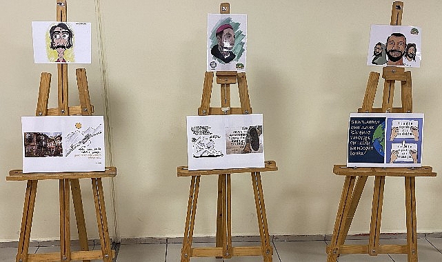 EKAMİT'ten “Geçmişten Günümüze Karikatür Çizimleri" Sergisi