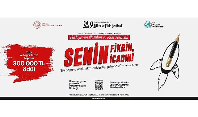 Türkiye'nin ilk bilim ve fikir festivalinde başvurular başladı